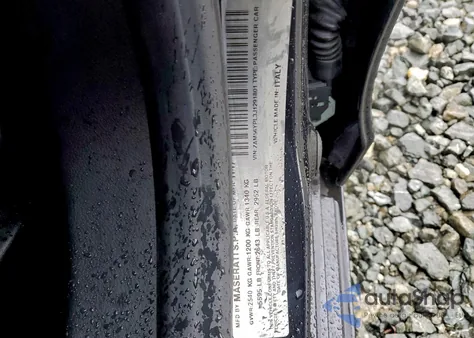 2018 Maserati Quattroporte S z USA, uszkodzony, nr VIN ZAM56YPL3J1291801